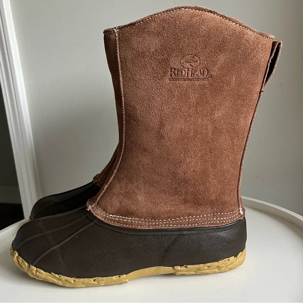 RedHead Hunting Outdoor Leather Rubber Thinsulate 200 Gram Duck Boots Men’s 9
